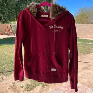 Red Hollister hoodie